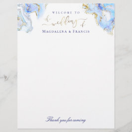 Hochzeitskorb aus flüssigem Marmor