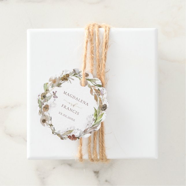 Hochzeitskranz Geschenkanhänger (Beispiel)