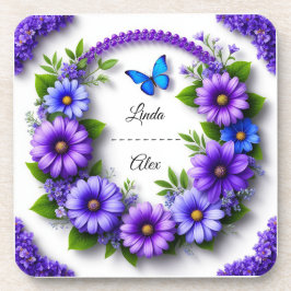 Hochzeitskranz Getränkeuntersetzer