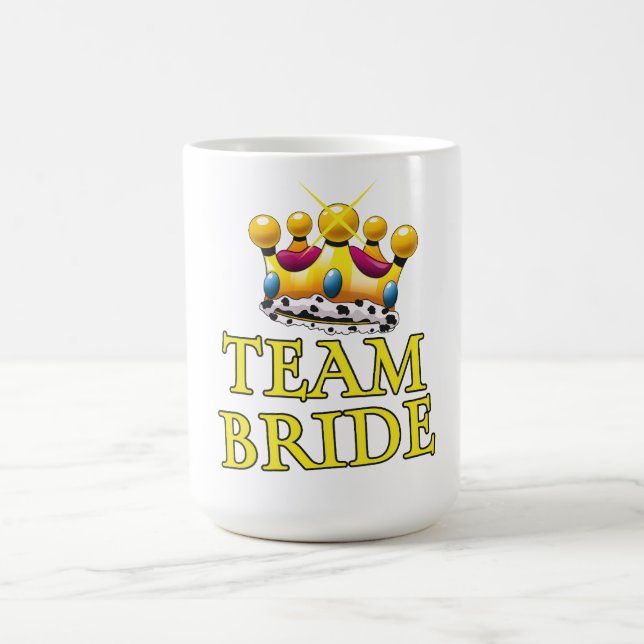 Hochzeitskrone Team Bride Verwandlungstasse (Zentrum)