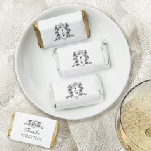 Hochzeitskronen aus Schwarz-weißer Hand