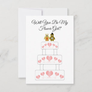 Hochzeitskuchen Design Flower Girl Wedding Einladung