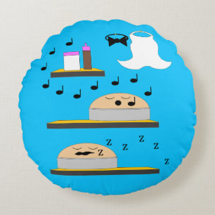 Hochzeitskuchen Mattiert Rundes Kissen