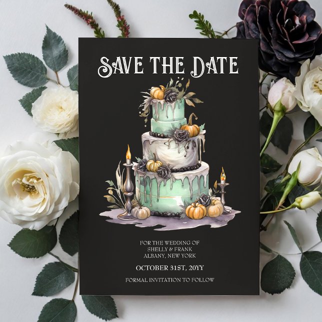 Hochzeitskuchen-Minnesehal Save the Date Einladung (Von Creator hochgeladen)