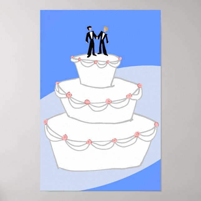 Hochzeitskuchen Poster (Vorne)