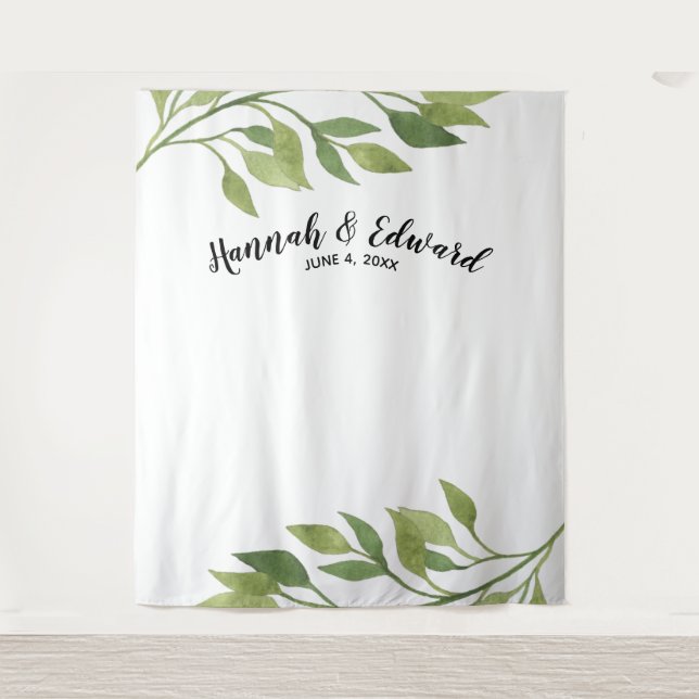 Hochzeitskulisse, Foto-Stütze, maßgeschneidert bot Wandteppich (Vorderseite)