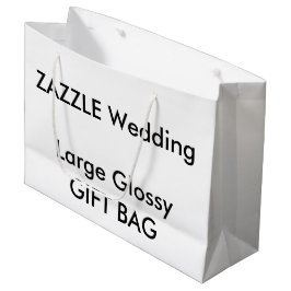 Hochzeitskunde für GLOSSY-Geschenktasche LARGE 12, Große Geschenktüte