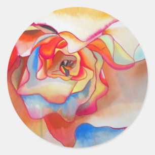 Hochzeitskunst Runder Aufkleber