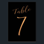 Hochzeitskupfer-Glitzer-Tischnummer Tischnummer<br><div class="desc">Imitate Kupfergold-Folie formale Kalligraphie Drehbuch Hochzeitstisch-Karte. Die dunkelblaue Hintergrundfarbe der Mitternacht ist editierbar. Sie können es ändern,  nachdem Sie auf "KUNSTSTOFFWEITERE"-Taste gedrückt haben. Hier finden Sie die ganze Reihe von Nummern (1 - 50): http://bit.ly/2sLMaFh Wenn Sie Hilfe benötigen,  kontaktieren Sie mich bitte über den Shop.</div>