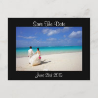 Hochzeitskuppel am Strand Save the Date