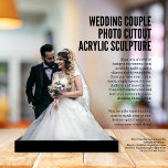 Hochzeitskuppel Foto Cutout Akrylskulptur Freistehende Fotoskulptur<br><div class="desc">Verwenden Sie eines der vielen kostenlosen Tools, die Ihnen zur Verfügung stehen, um Ihr Foto zu entfernen, dann laden Sie Ihr ausgeschnittenes Foto hier hoch, und wir machen die Erholung. Feiern Sie Ihre Liebe und schaffen Sie mit unserer Hochzeitscouchskulptur eine atemberaubende Mitte für Ihre Hochzeit. Diese exquisite und personalisierte Skulptur...</div>