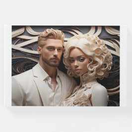 Hochzeitskuppel in Weißbuch Gästebuch