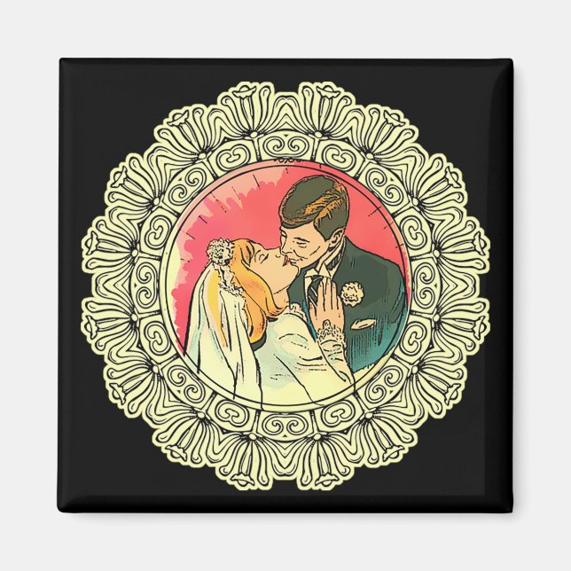 Hochzeitskuss Magnet (Vorne)