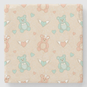 Hochzeitsleder Steinuntersetzer