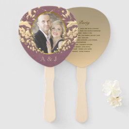 Hochzeitslüfter mit Foto Fächer