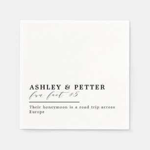 Hochzeitslustige Fakten über das klassische Coupé- Serviette