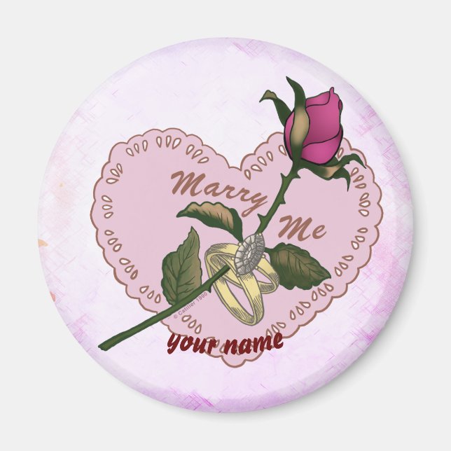 Hochzeitsmagnet bei Marry Me Magnet (Vorne)