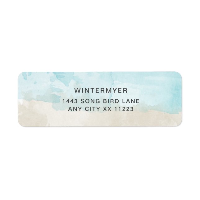 Hochzeitsmarke für Wasserfarben (Vorne)