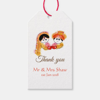 Hochzeitsmarken Geschenkanhänger