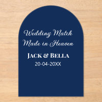Hochzeitsmatte aus Himmelsblau in den Gastgeschenk