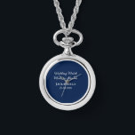 Hochzeitsmatte aus Himmelsblau in den Gastgeschenk Armbanduhr<br><div class="desc">Gestaltung</div>