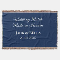 Hochzeitsmatte aus Himmelsblau in den Gastgeschenk