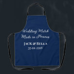 Hochzeitsmatte aus Himmelsblau in den Gastgeschenk Schürze<br><div class="desc">Gestaltung</div>