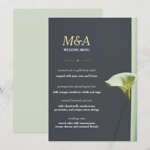 Hochzeitsmenü Einladung