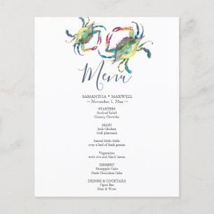 Hochzeitsmenü für Blaukrebse