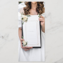 Hochzeitsmenü Menükarte
