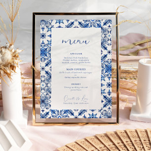 Hochzeitsmenü von Blauem Mittelmeer