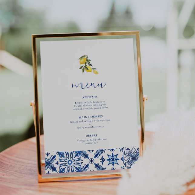 Hochzeitsmenü von Blauem Mittelmeer (Von Creator hochgeladen)
