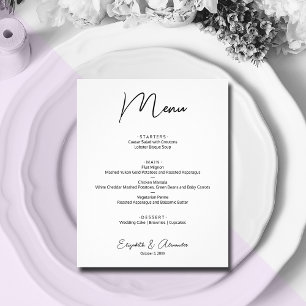 Hochzeitsmenü zum kleinen Preis Flyer