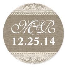 Hochzeitsmonogramm und Datumstempel