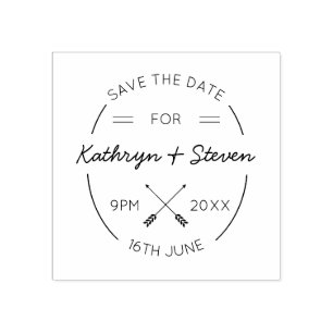 Hochzeitsmonogramme. Save The Date. Typografie. Gummistempel
