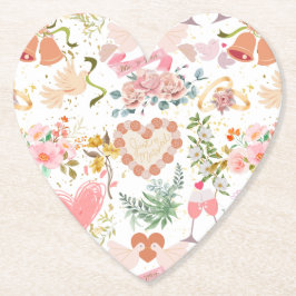 Hochzeitsmuster Untersetzer