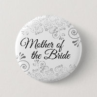 Hochzeitsmutter der Braut Silver Floral Filigree
