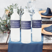 Hochzeitsnacht blaue weiße Schrift danke