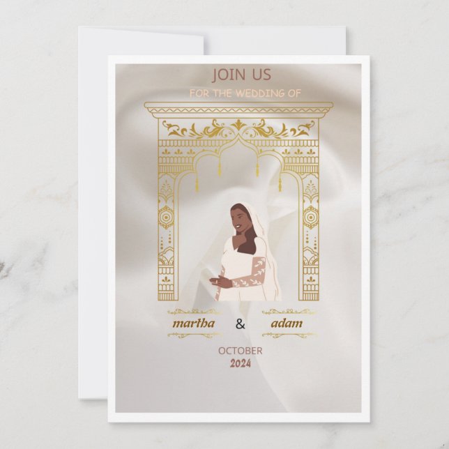 Hochzeitsnacht Einladung (Vorderseite)