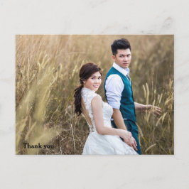 Hochzeitsnacht Foto Vielen Dank an die doppelseiti Postkarte