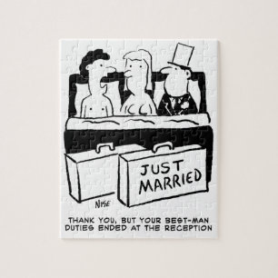 Hochzeitsnacht für Braut und Groom Puzzle