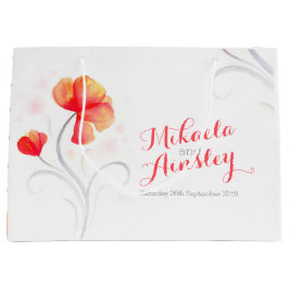 Hochzeitsnacht Orangenpaare Namenstasche Große Geschenktüte