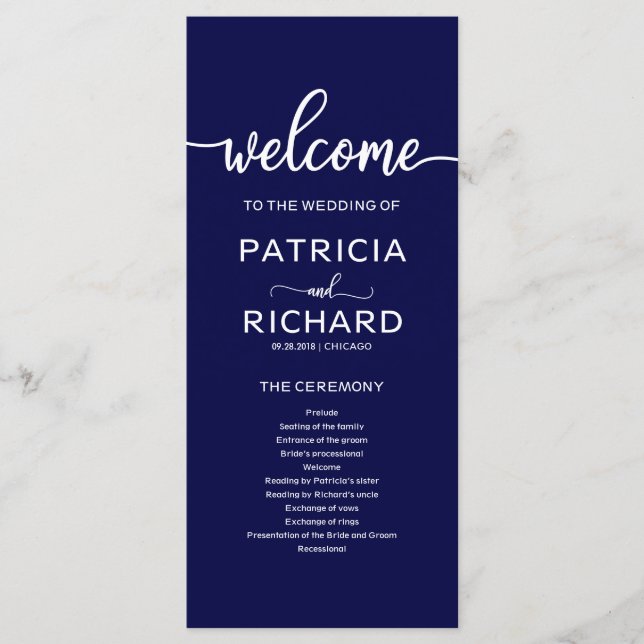 Hochzeitsorden des Dienstprogramms Navy Blue Programm (Vorderseite)
