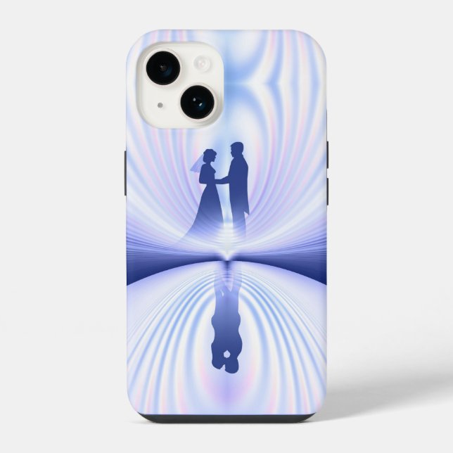 Hochzeitspaar iPhone Hülle (Rückseite)
