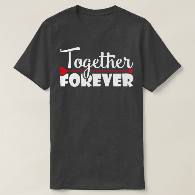 Hochzeitspaar JGA hen Party Flitterwochen Bachelor T-Shirt (Design vorne)