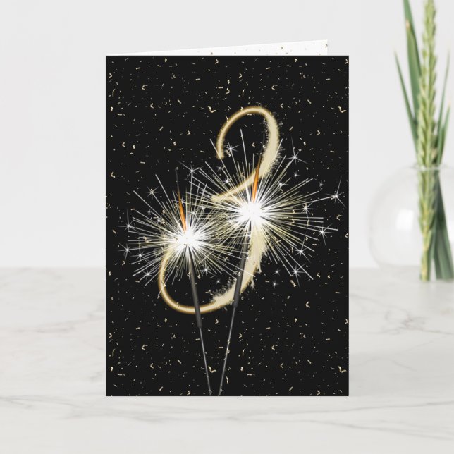 Hochzeitspaar Karte (Vorderseite)