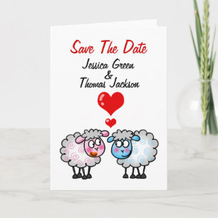 Hochzeitspaar, Save the Date Ankündigung