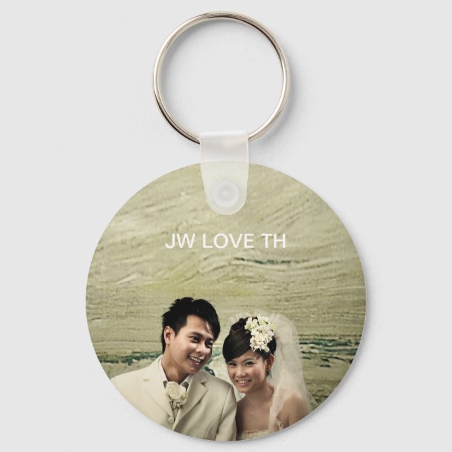 Hochzeitspaar Schlüsselanhänger (Vorderseite)