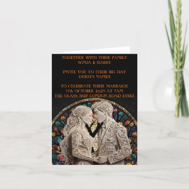 Hochzeitspaare personalisiert ankündigung