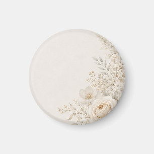 Hochzeitspapeterie mit raffinierten neutralen Deta Magnet
